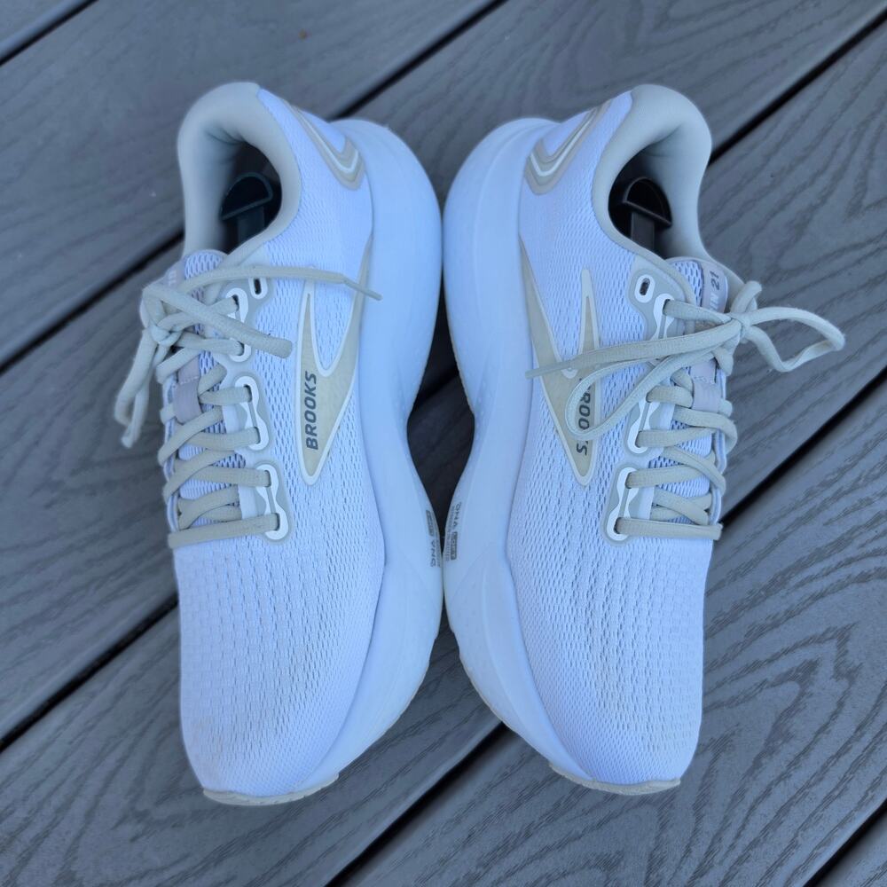 Brooks Women's Glycerin 21 Running Shoes White, Size 9.5 - Picture 2 of 6